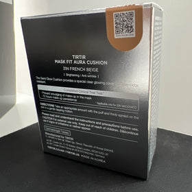 TIRTIR Mask Fit Aura Silver Cushion Foundation on makeup table