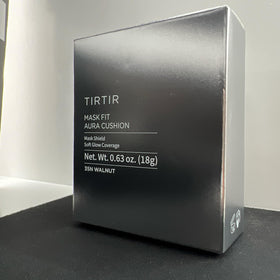 TIRTIR Mask Fit Aura Silver Cushion Foundation showing dewy finish