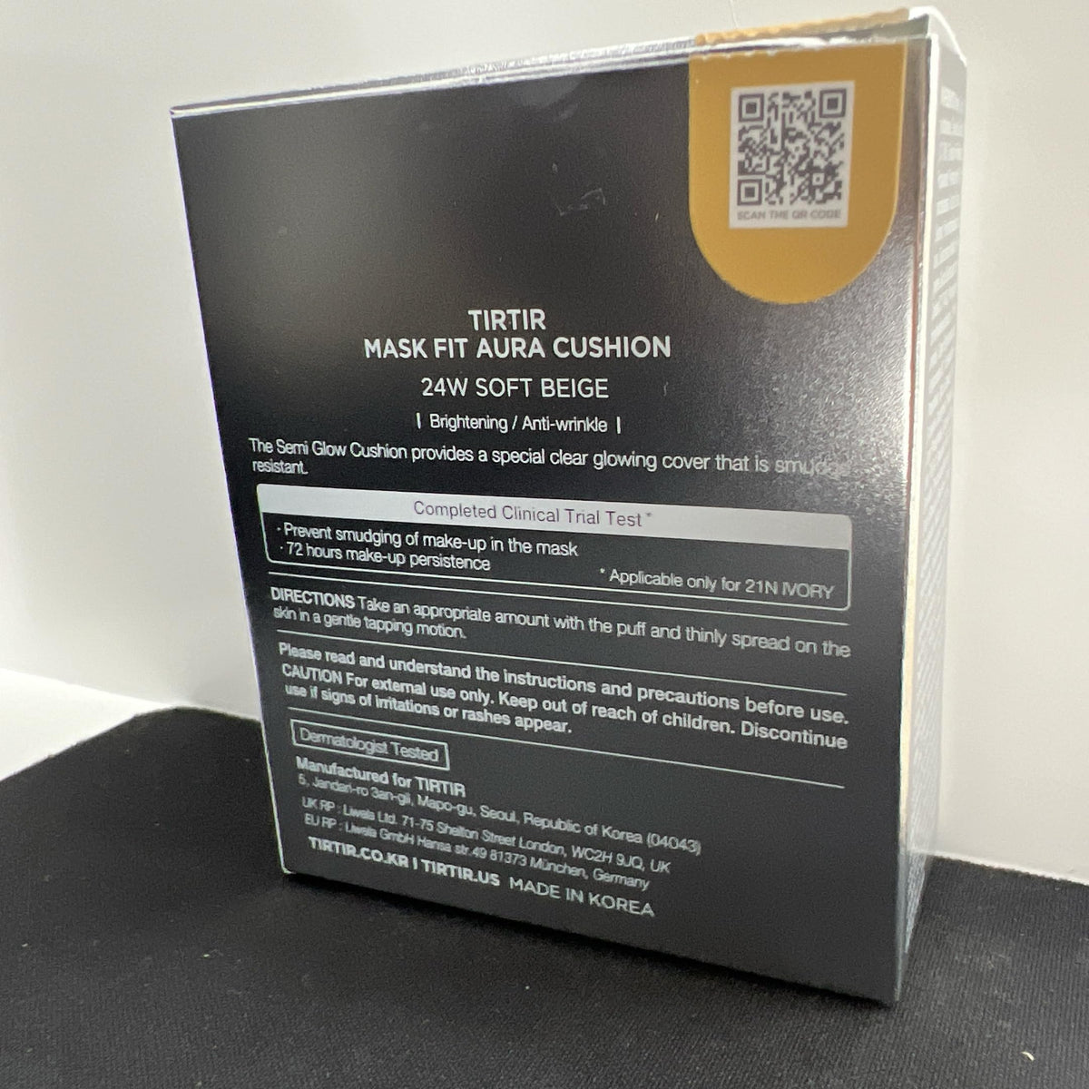 TIRTIR Mask Fit Aura Silver Cushion Foundation swatch