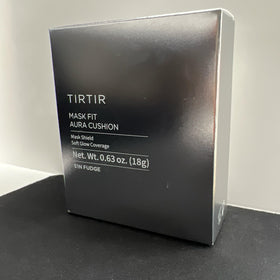 TIRTIR Mask Fit Aura Silver Cushion Foundation with makeup brush