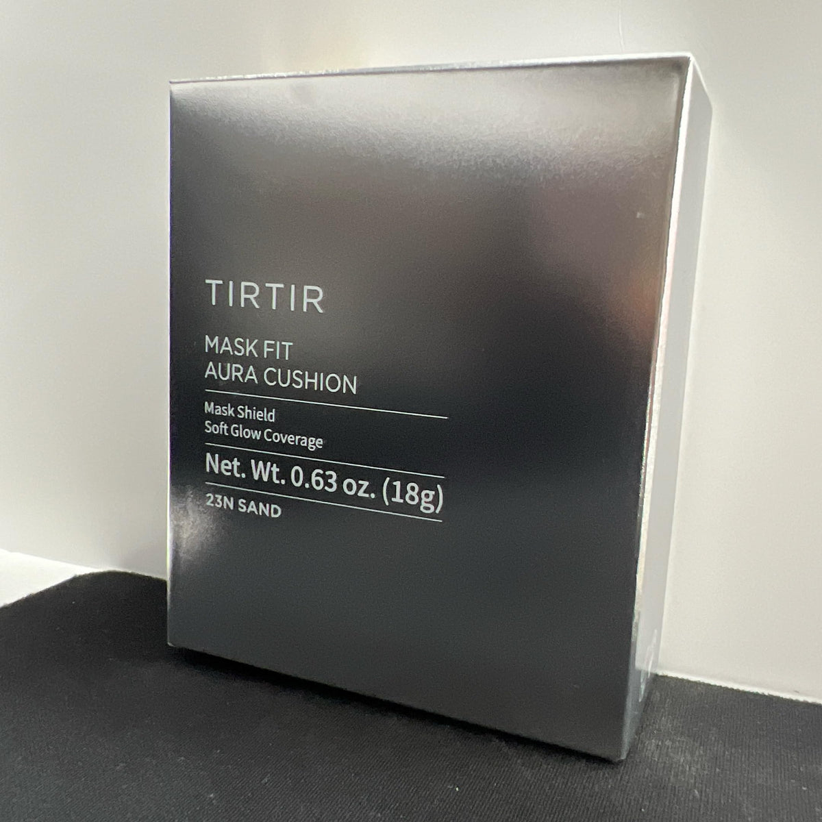 TIRTIR Mask Fit Aura Silver Cushion Foundation with makeup tools