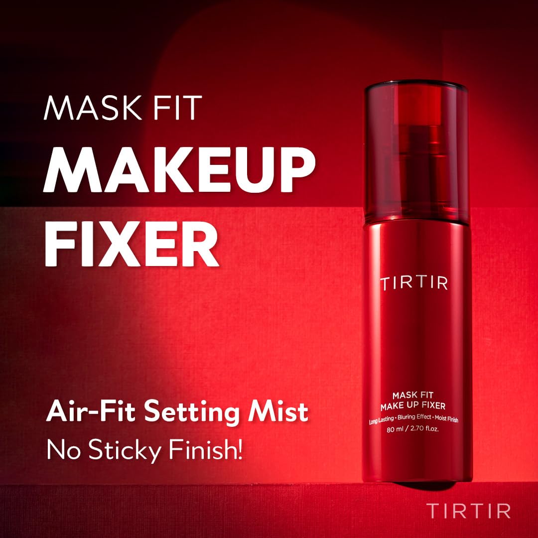 TIRTIR Mask Fit Make-up Fixer 24H spray bottle side view