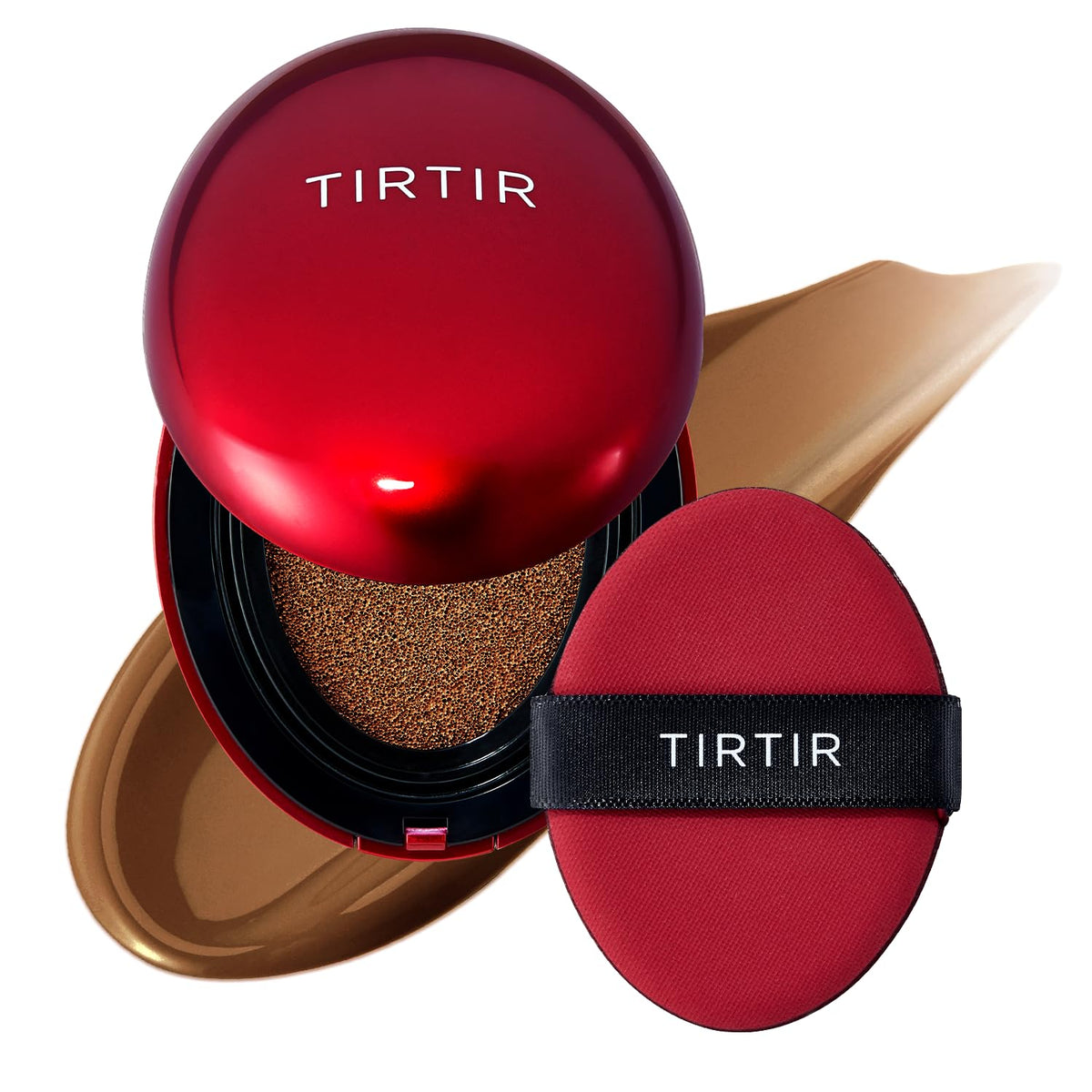 TIRTIR Mask Fit Red Cushion Foundation #45W Chestnut front view