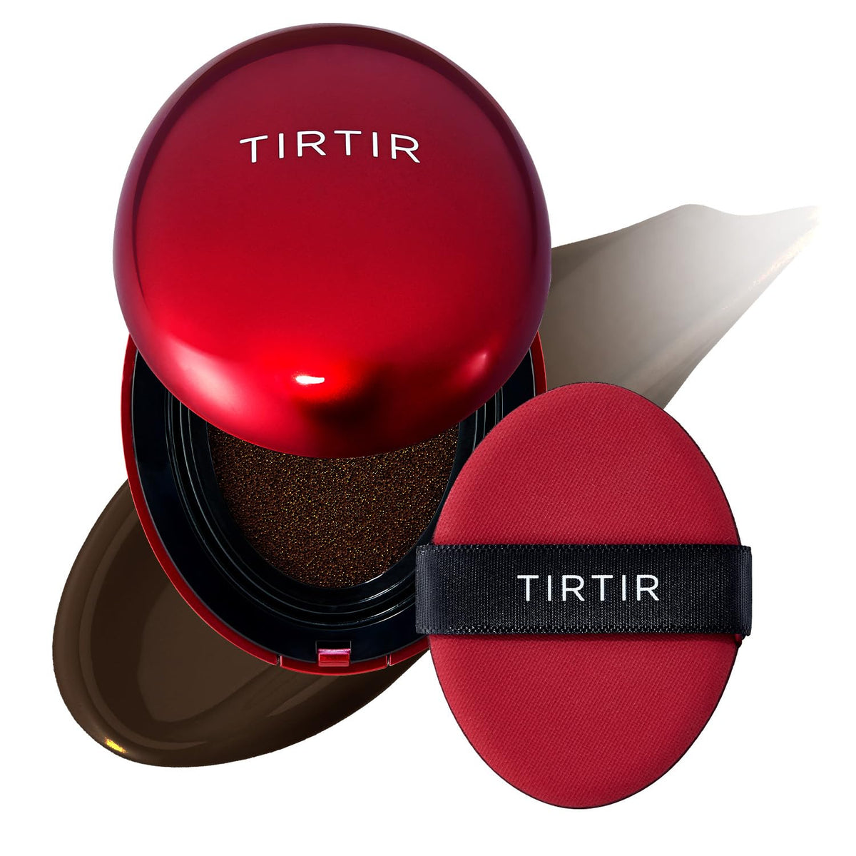 TIRTIR Mask Fit Red Cushion Foundation #55N Espresso front view