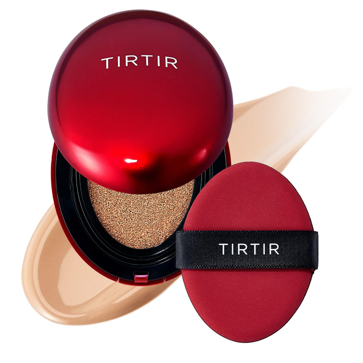 TIRTIR Mask Fit Red Cushion Foundation front view, 25N Mocha