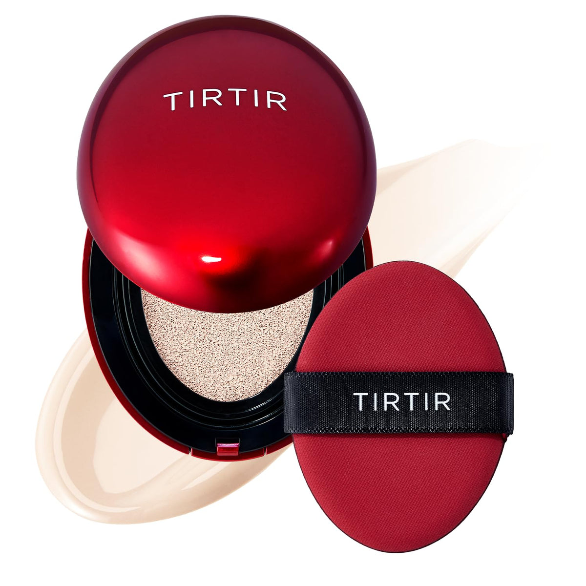 TIRTIR Mask Fit Red Cushion Foundation front view with packaging