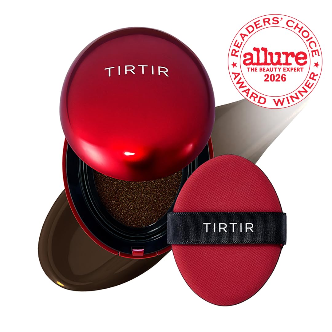 TIRTIR Mask Fit Red Cushion Foundation open with applicator