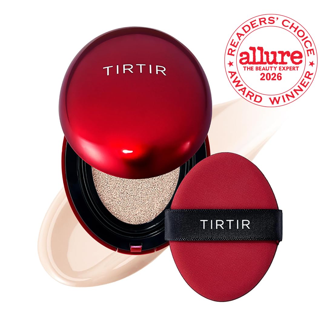 TIRTIR Mask Fit Red Cushion Foundation shade #17C Porcelain swatch