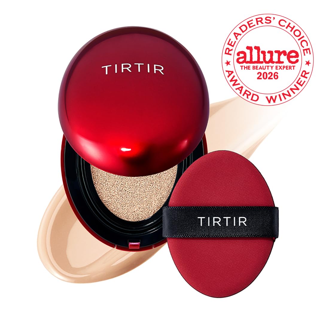 TIRTIR Mask Fit Red Cushion Foundation shade #21C Cool Ivory close-up