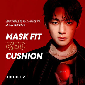 TIRTIR Mask Fit Red Cushion Foundation texture on hand