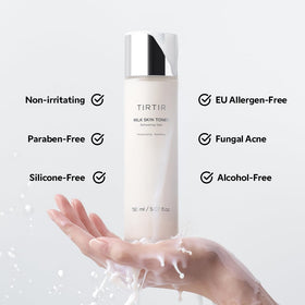 TIRTIR Milk Skin Rice Toner lifestyle scene on vanity