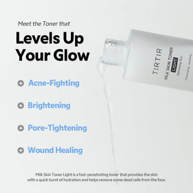 TIRTIR Milk Skin Rice Toner Light 150ml with ingredients