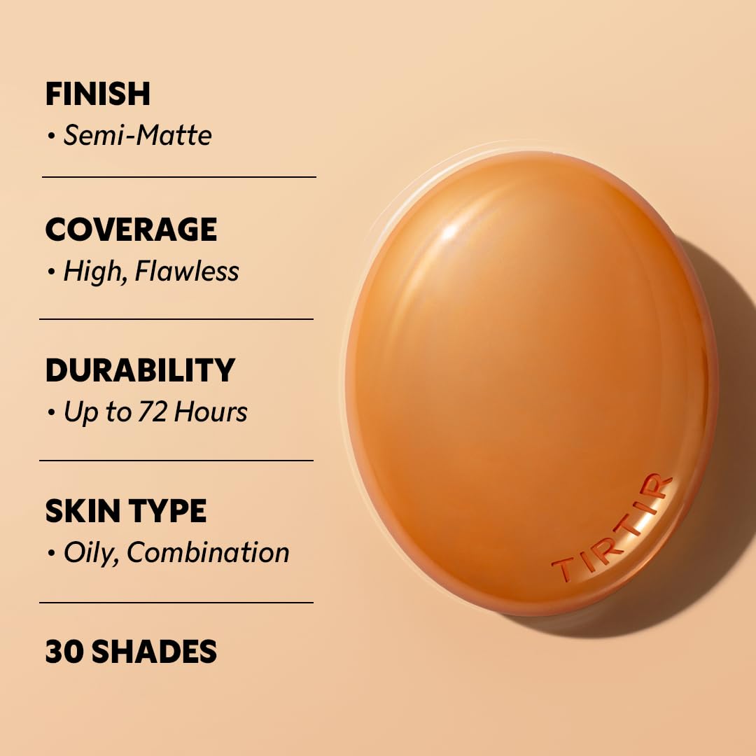 TIRTIR Mini Size Cushion Foundation texture on skin