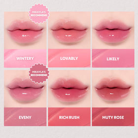 TIRTIR Mini Size Waterism Tinted Lip Gloss #05 Scotch Shot packaging