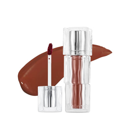 TIRTIR Mini Size Waterism Tinted Lip Gloss #06 Honey Nut front view