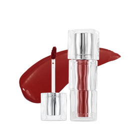 TIRTIR Mini Size Waterism Tinted Lip Gloss #07 Cassis Plum front view