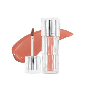 TIRTIR Mini Size Waterism Tinted Lip Gloss #09 Salmon Syrup front view