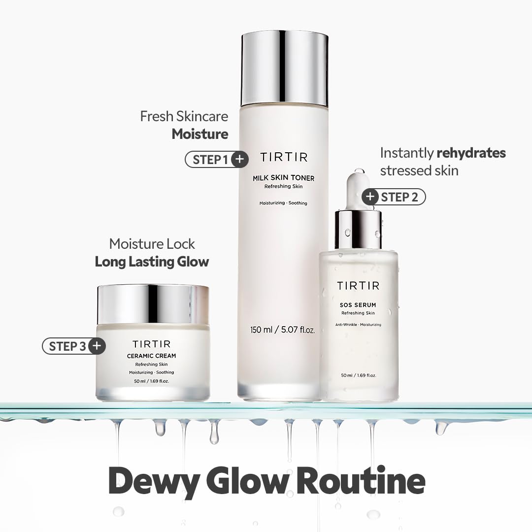 TIRTIR Natural Ceramide Cream on a vanity