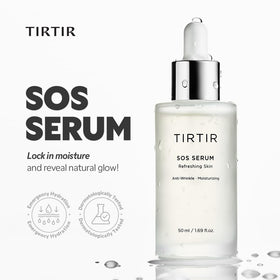 TIRTIR SOS Serum 1.69 fl.oz. side view highlighting texture