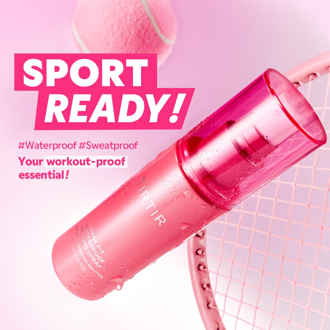 TIRTIR Waterproof Setting Spray with outdoor activity background