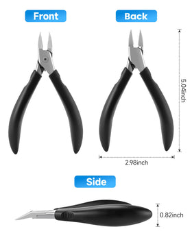 Tisojpod Nail Clippers next to other nail care tools