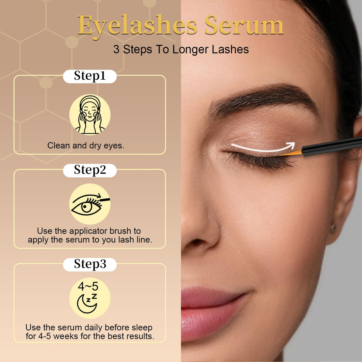 Tistees Eyelash Serum 5 mL with natural ingredients