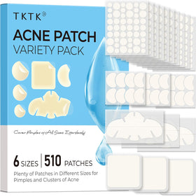 TKTK Hydrocolloid Pimple Patches variety pack front view