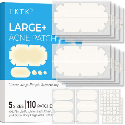 TKTK XXL Pimple Patches front view with packaging