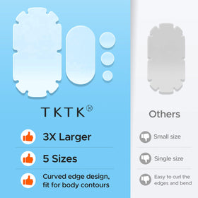 TKTK XXL Pimple Patches showing flexibility