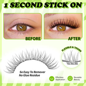 TMIELYBS self adhesive eyelashes showing adhesive strip