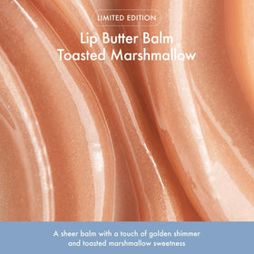 Toasted Marshmallow Lip Butter Balm with glossy finish