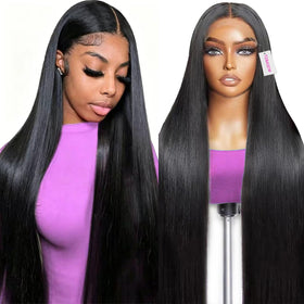 tobasew 13x6 HD Lace Front Wig front view 28 inch