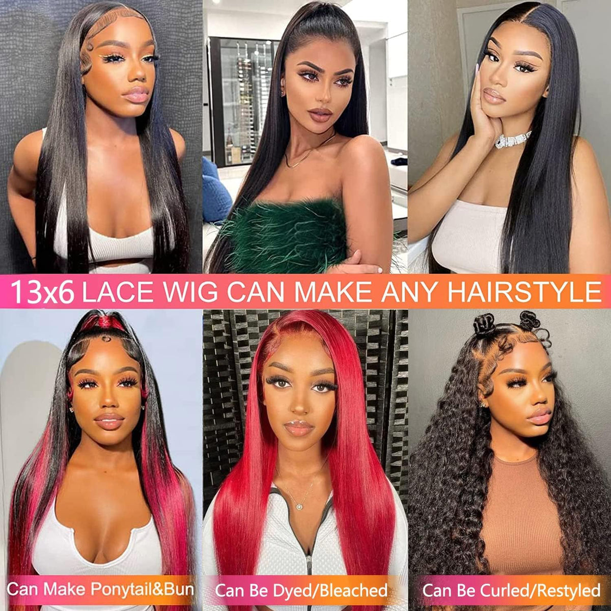 tobasew 13x6 HD Lace Front Wig with adjustable straps