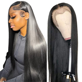 tobasew 13x6 Straight Lace Front Wig 30inch front view