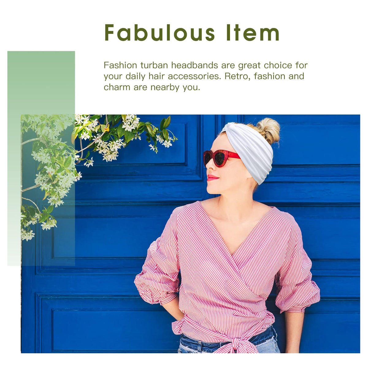 Tobeffect 7'' Extra Wide Headband laid flat showing soft fabric
