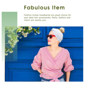 Tobeffect 7'' Extra Wide Headband laid flat showing soft fabric