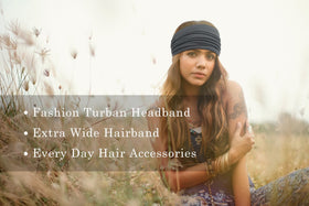 Tobeffect 7'' Extra Wide Headbands in a stylish arrangement