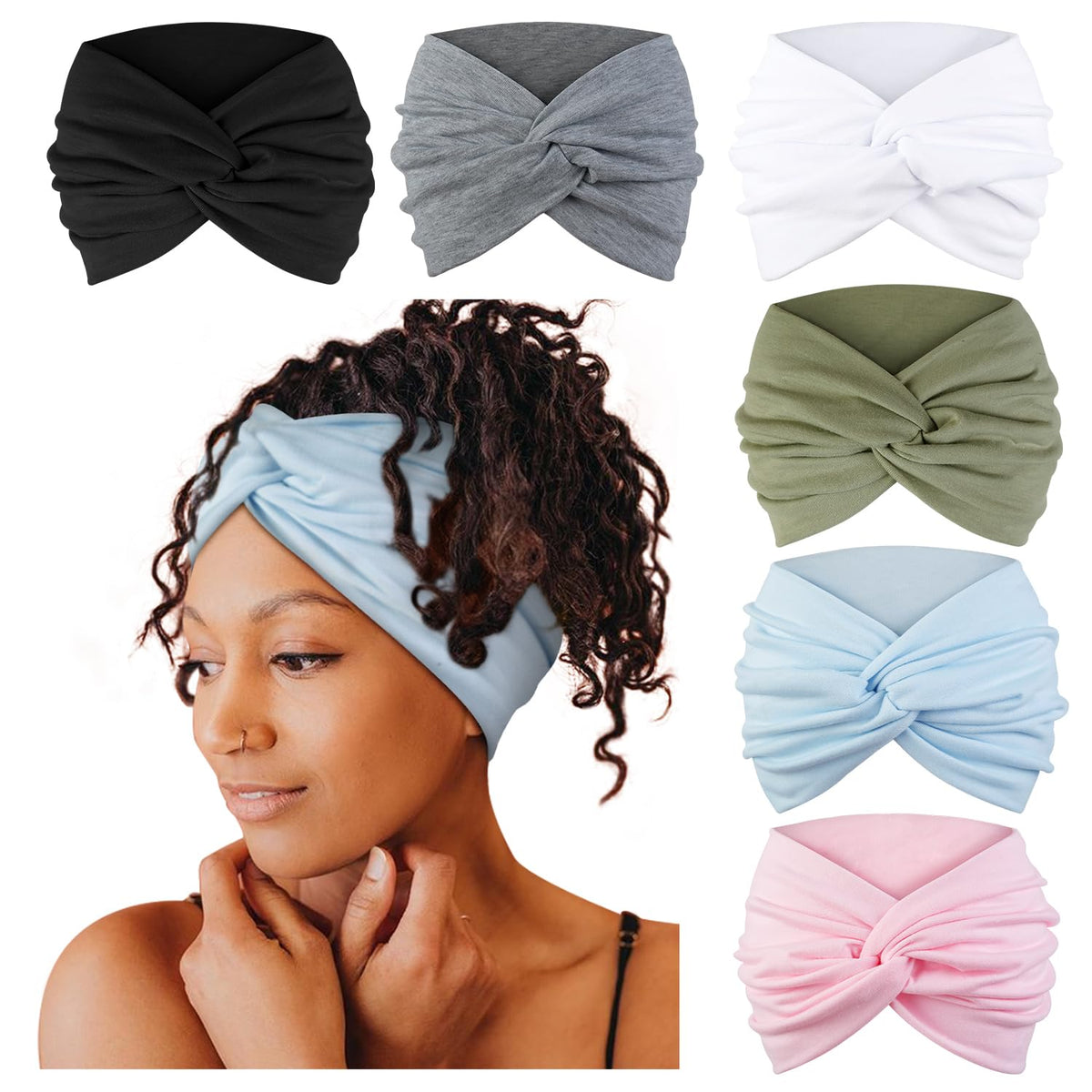 Tobeffect 7-inch wide headband in various colours
