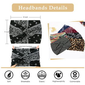 Tobeffect Boho Wide Headband side view showcasing texture