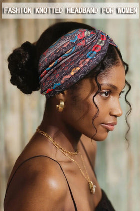 Tobeffect extra wide headband worn during outdoor activities