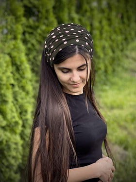 Tobeffect headband worn during a yoga session
