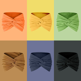 Tobeffect turban headband styled with casual outfit