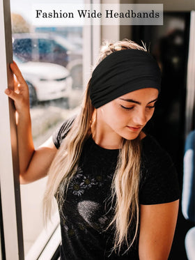 Tobeffect wide headband in a stylish outfit