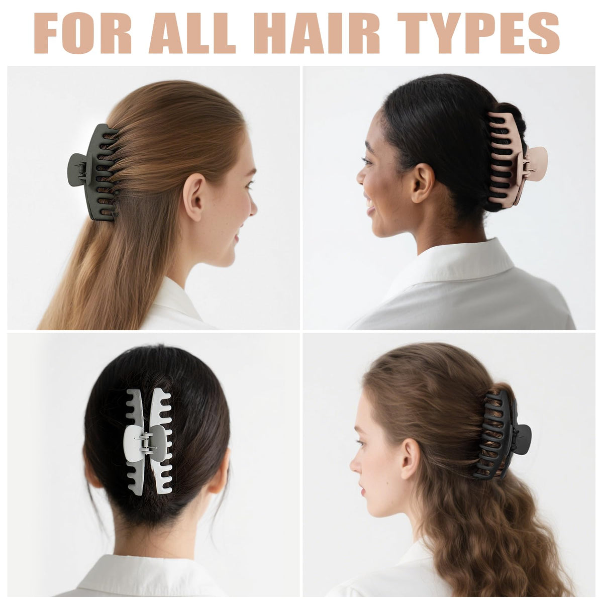 TOCESS hair clips displayed on a vanity with accessories