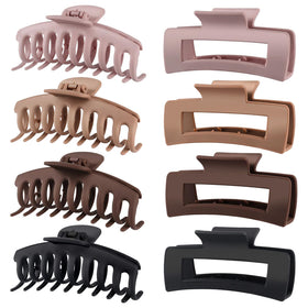 TOCESS large claw clips in assorted vintage colours