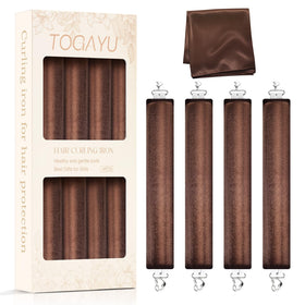 Togayu Heatless Curls Set with three jumbo velvet curlers