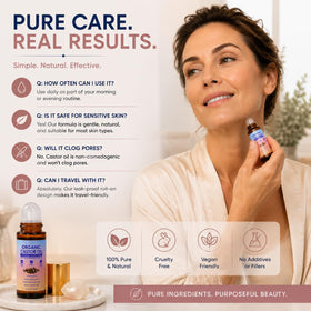 TOGOLIUN Organic Castor Oil Roll On on vanity