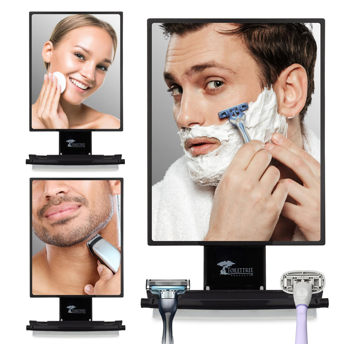 ToiletTree Fogless Shower Mirror packaging