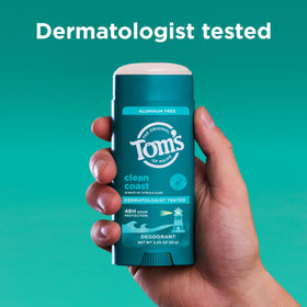 Tom's of Maine Clean Coast Natural Deodorant with citrus and lavender