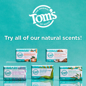 Tom's of Maine Coconut Soap with ingredients